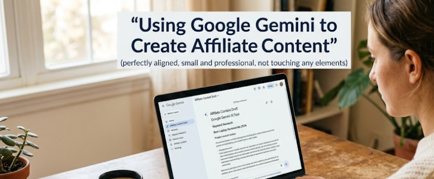 Mastering Google Gemini for Affiliate Marketing (Free Beginner Guide)