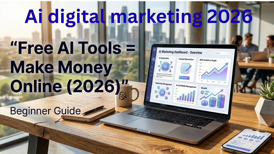 How to Use Free AI Digital Marketing Tools to Make Money Online (Beginner Guide 2026)