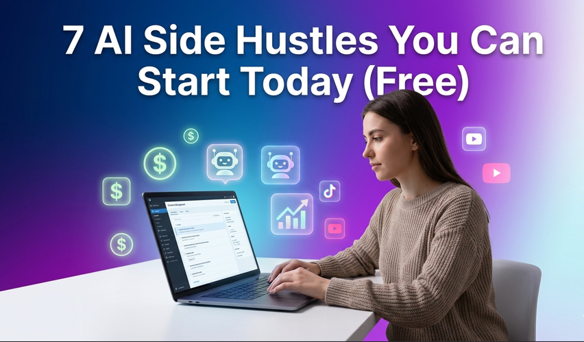 7 High-Paying AI Side Hustles You Can Start Today for Free