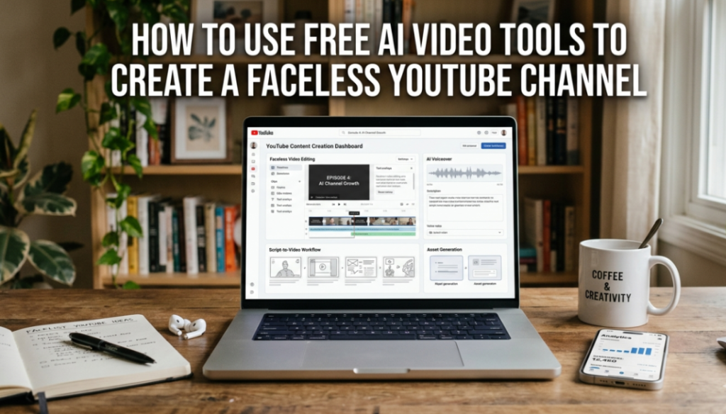 How to Use Free AI Video Tools to Create a Faceless YouTube Channel