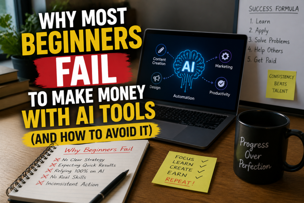 Why Most Beginners Fail to Make Money with AI Tools (And How to Avoid It)