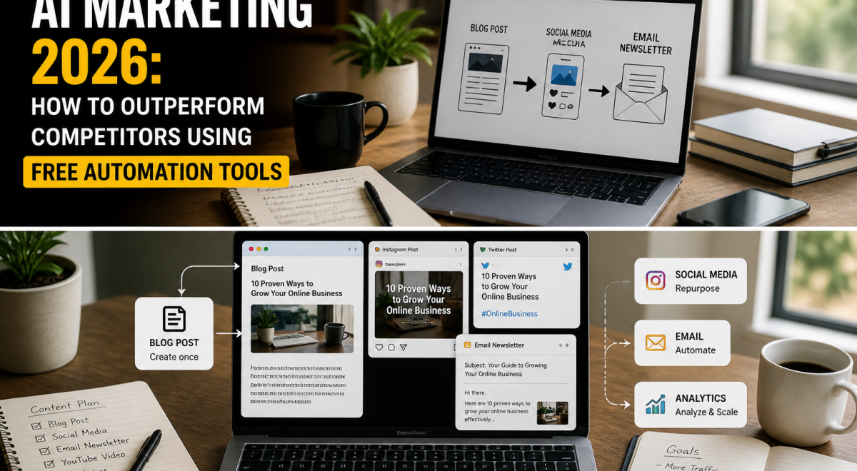 AI Marketing 2026: How to Outperform Competitors Using Free Automation Tools