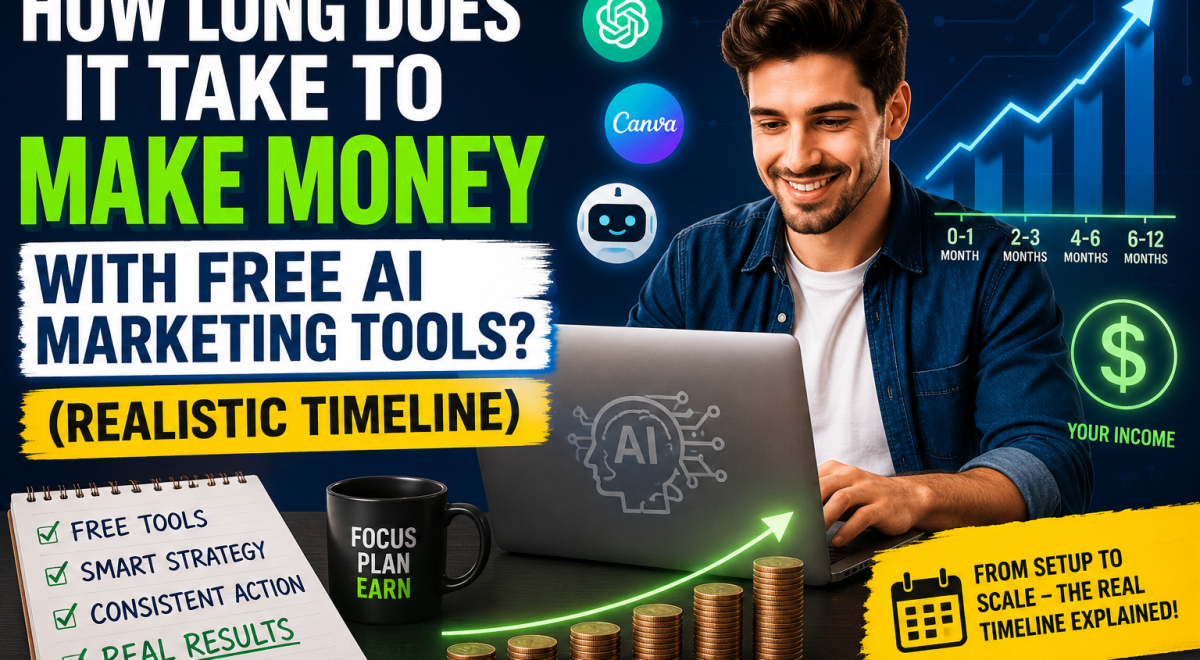 How Long Does It Take to Make Money with Free AI Marketing Tools (Realistic Timeline)