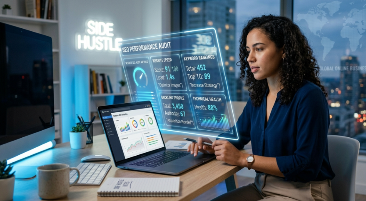 How to Offer AI-Powered SEO Audits as a Side Hustle (Using Free Tools Only)