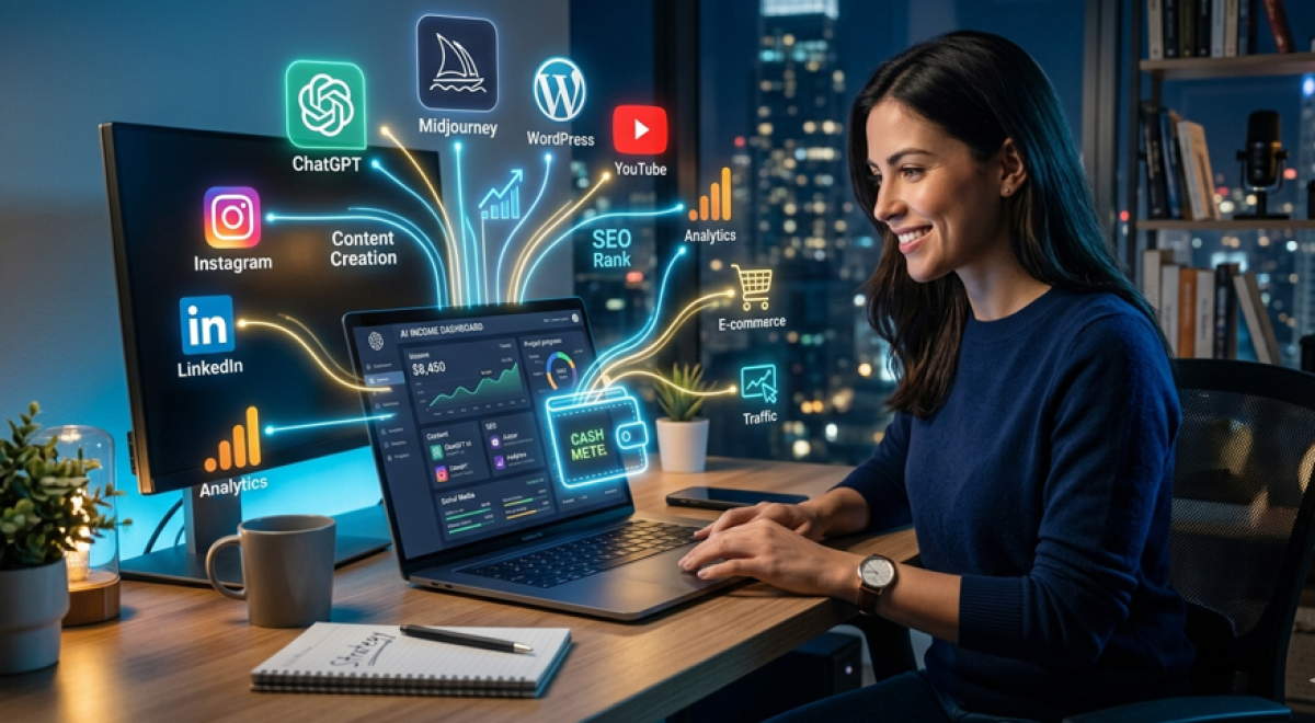 Turn Free AI Tools into a Full-Time Income (Digital Marketing Guide)