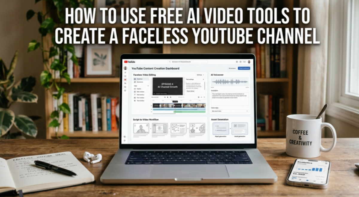 How to Use Free AI Video Tools to Create a Faceless YouTube Channel
