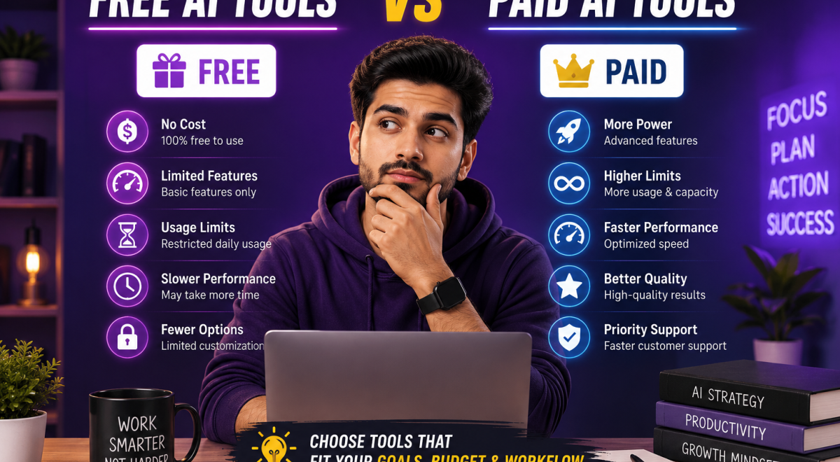 Free AI Tools vs Paid Tools: Do You Really Need to Upgrade?